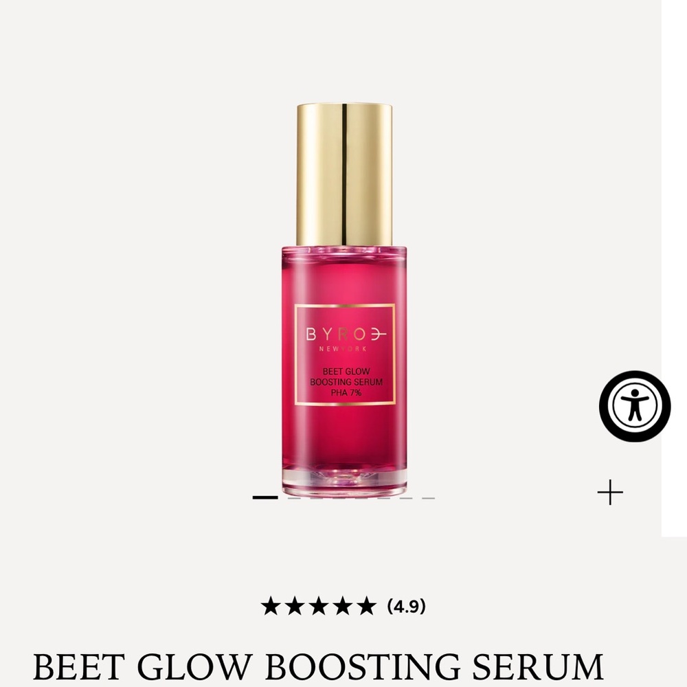 ROE Beet Glow Serum - Vibrant Pink and Luxe Gold
